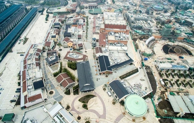 俯瞰开园倒计时154天的上海迪士尼