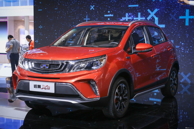 成都车展新车抢先看 实拍吉利远景X3