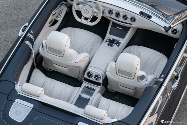 奔驰发布新款S级敞篷官图 33颗OLED尾灯帅炸！
