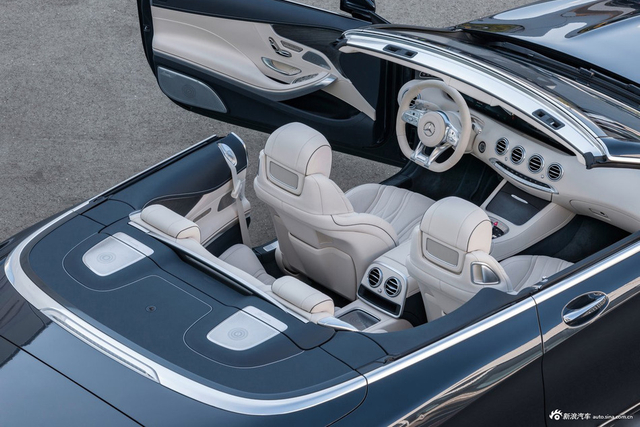 奔驰发布新款S级敞篷官图 33颗OLED尾灯帅炸！