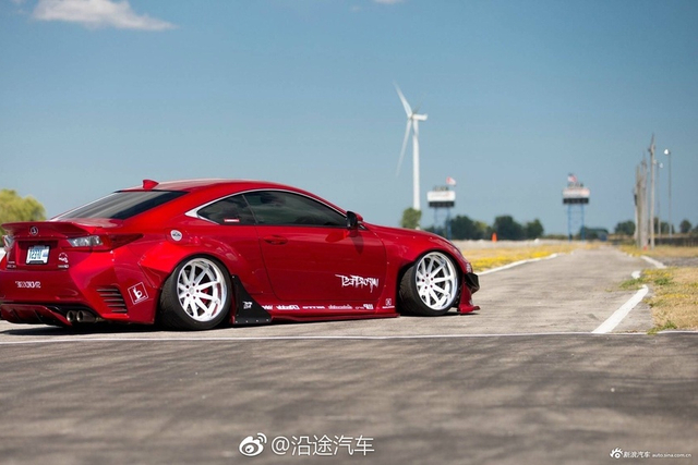 烈焰红唇，激情无限，雷克萨斯RC350大赏！ 