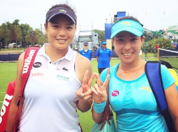 海峡组合进四强（图片来自詹咏然微博）